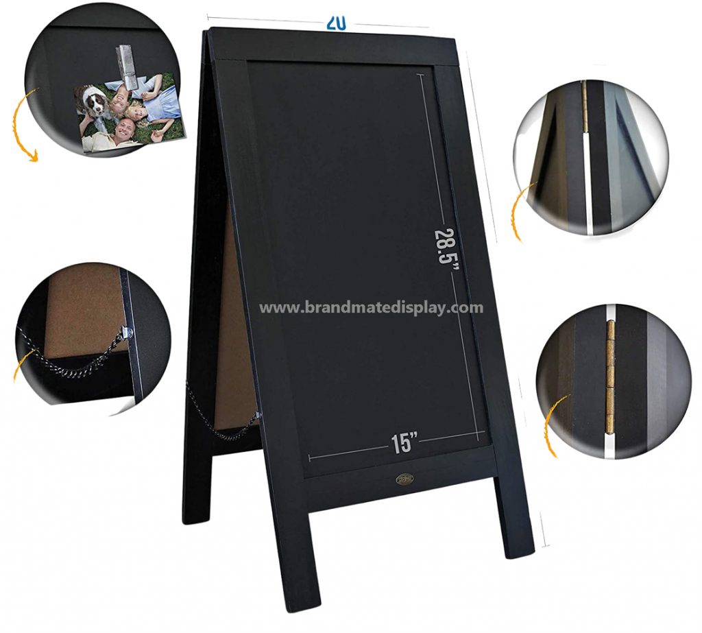 menu display, menu board, message board