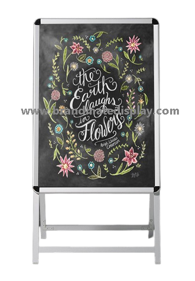 Writing board, LED menu board with aluminium frame